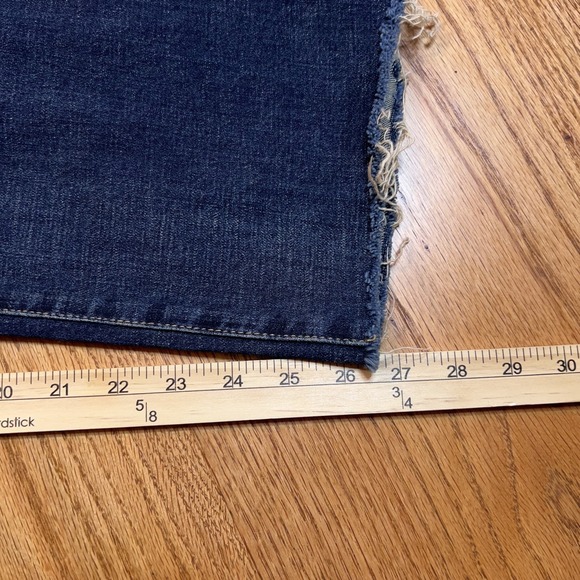 Oliver‎ Logan Jeans Crosby Relaxed Taper Slow Denim Women 38X26 (Tag 34) Raw Hem - Picture 9 of 11